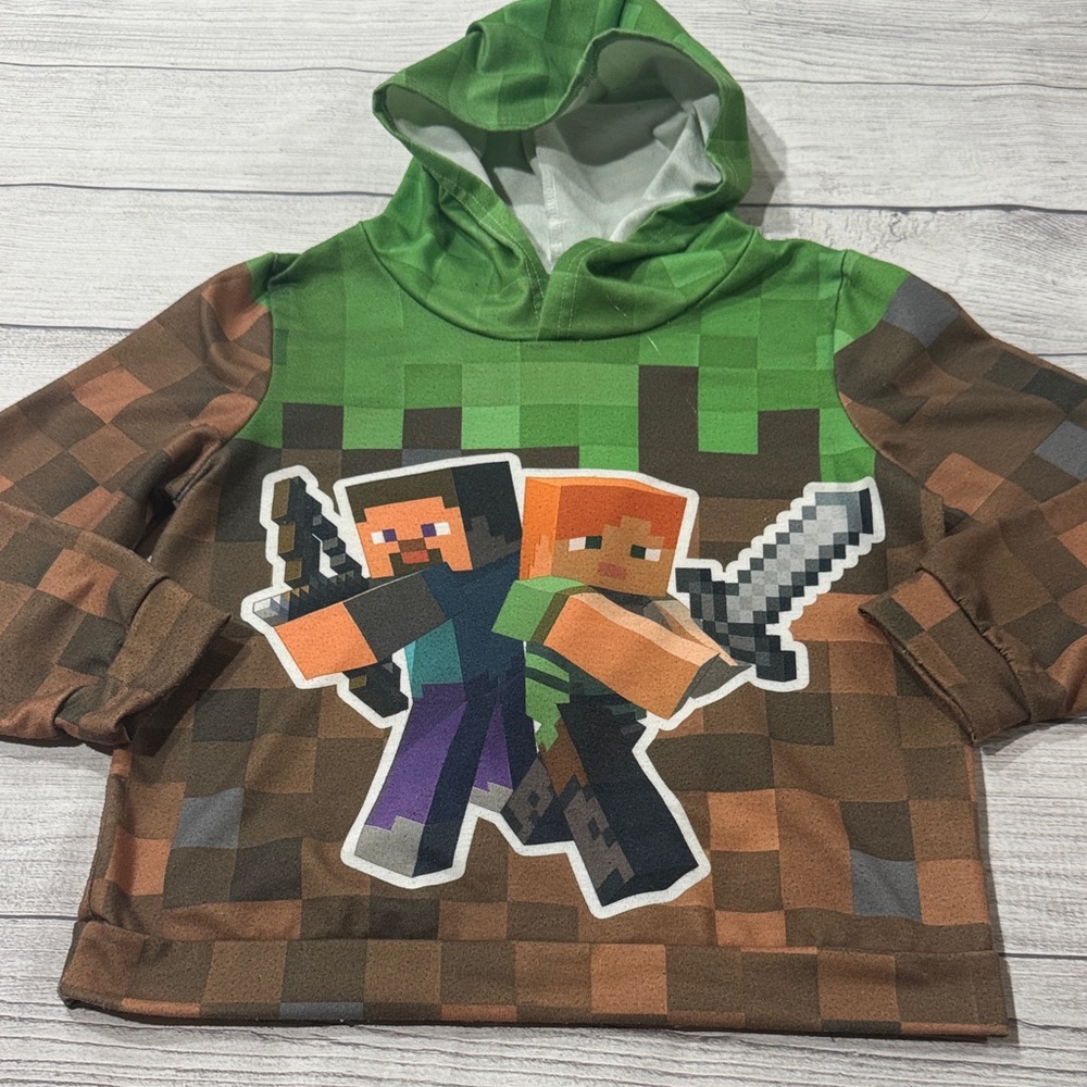 Boys Minecraft Print Hoodie